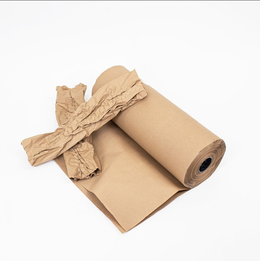 Papel Kraft Empaque Ecológico 68cm x 336m Doble Hoja