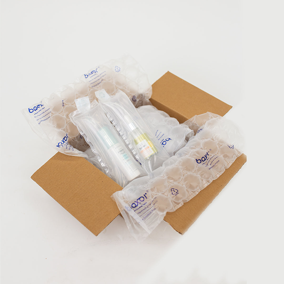 Rollo de Poliburbuja de Aire para Empaque – Reciclable con Precorte | Protección Profesional para Envíos