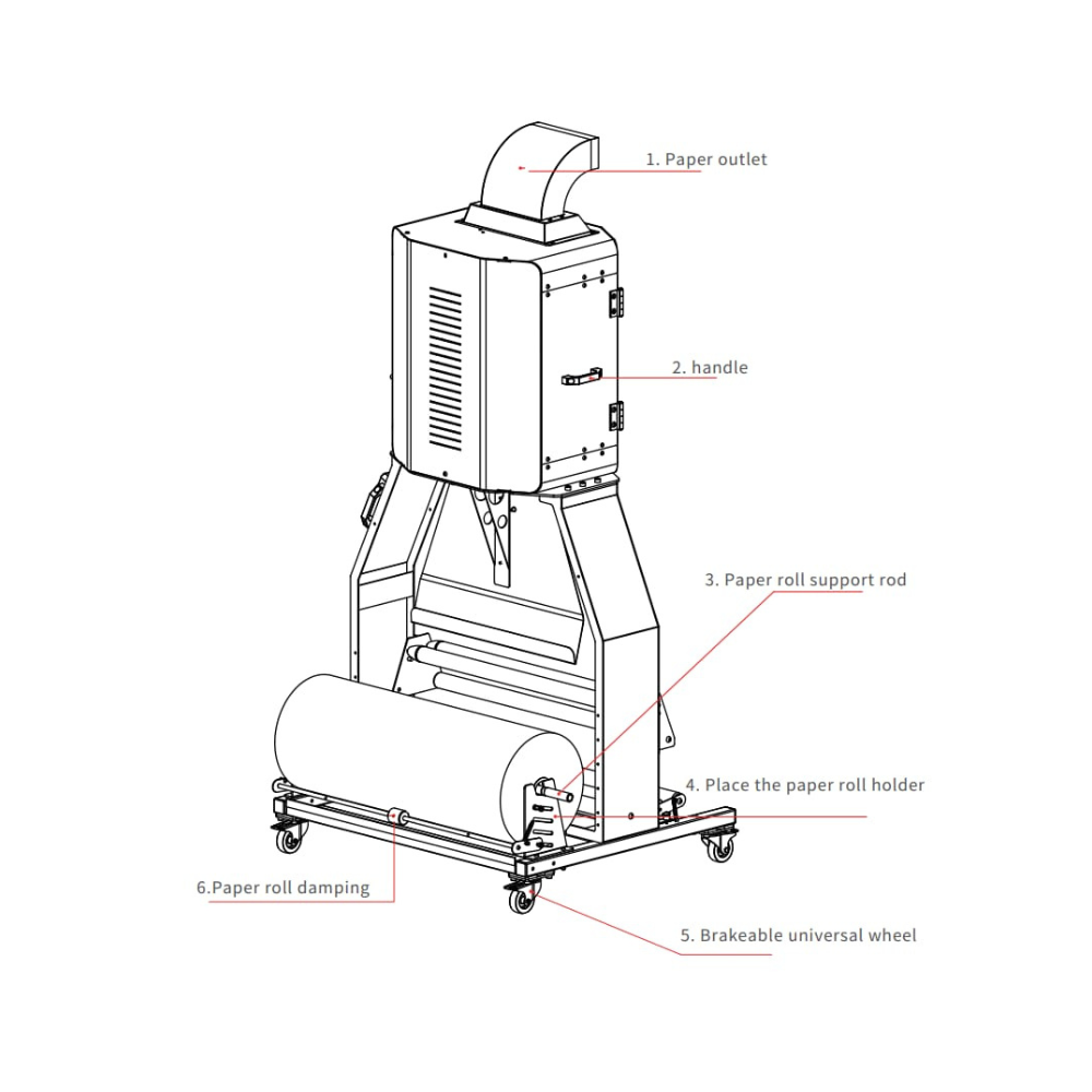 Despachador automático de embalaje ecológico BX-760