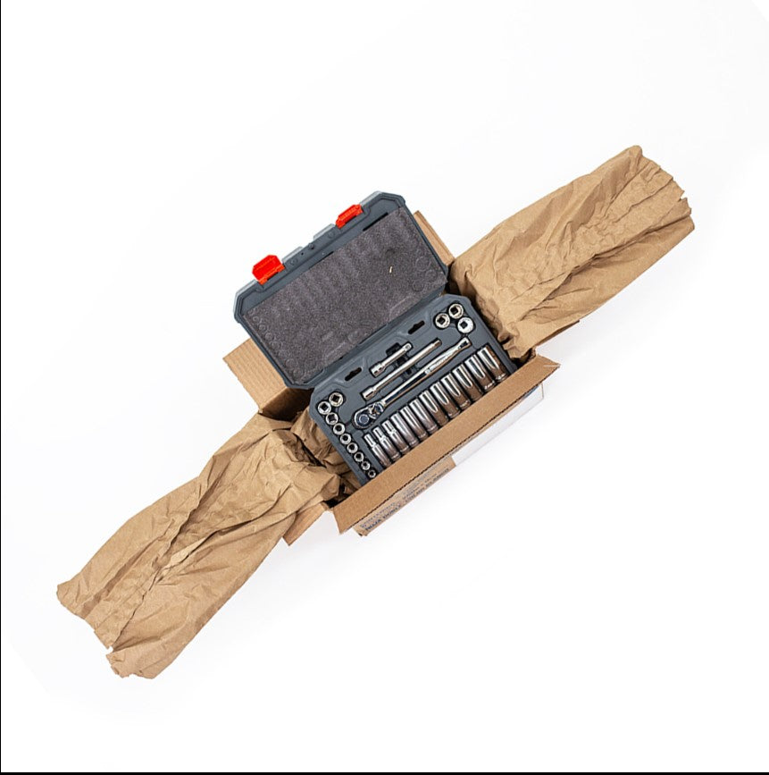 Papel Kraft Empaque Ecológico 68cm x 336m Doble Hoja