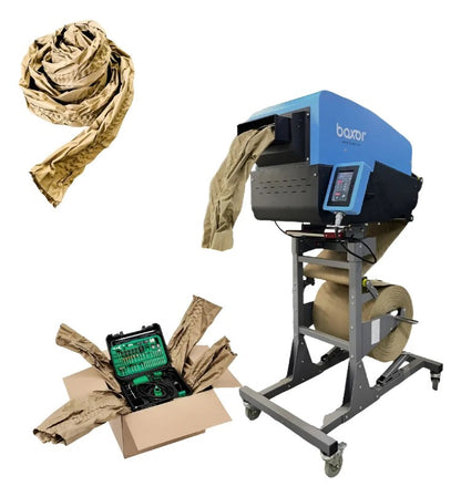 Despachador automático de papel kraft para relleno y amortiguación de embalaje