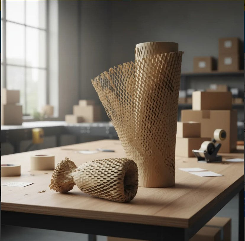 Rollo de Papel Kraft Burbuja  — Empaque Ecológico y Profesional | Boxor