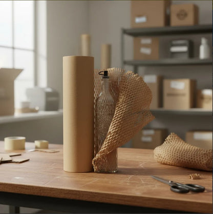 Rollo de Papel Kraft Burbuja  — Empaque Ecológico y Profesional | Boxor