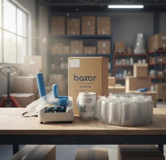 Rollo de Cojín Inflable para Empaque | Protección Antigolpes para Productos Frágiles