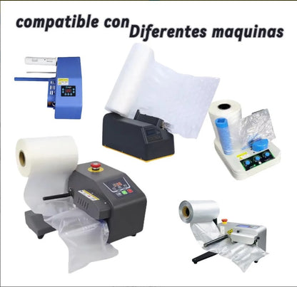 Bolsa Inflable Poliburbuja  Cuadrada Para Empaque 40x300mts Ecoline