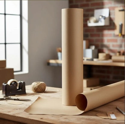 PACK DE 6 ROLLOS DE PAPEL KRAFT 50CM X 10MTS CADA UNO