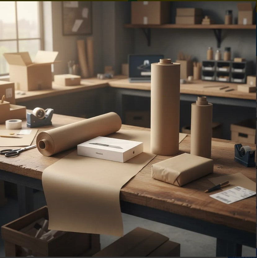 PACK DE 6 ROLLOS DE PAPEL KRAFT 50CM X 10MTS CADA UNO