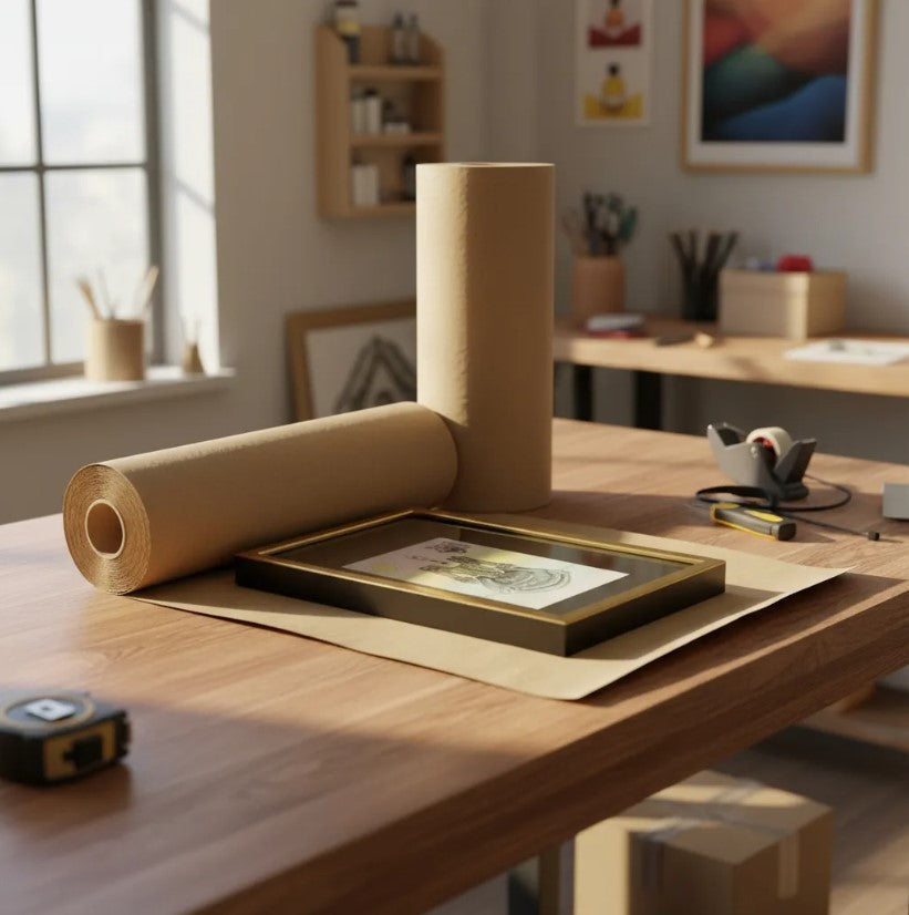 PACK DE 6 ROLLOS DE PAPEL KRAFT 50CM X 10MTS CADA UNO