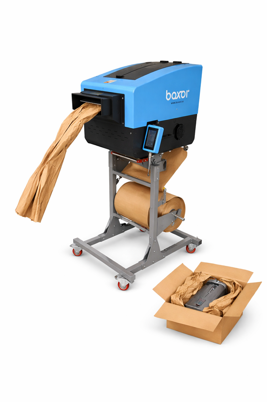 Despachador automático de papel kraft para relleno y amortiguación de embalaje