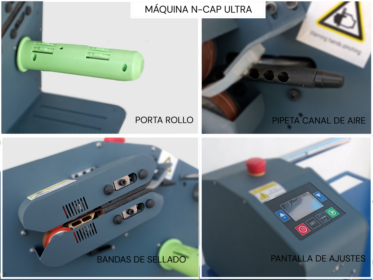 Máquina Infladora de burbuja y almohadilla Ultra