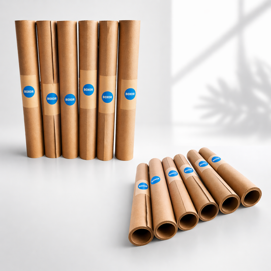 PACK DE 6 ROLLOS DE PAPEL KRAFT 50CM X 10MTS CADA UNO