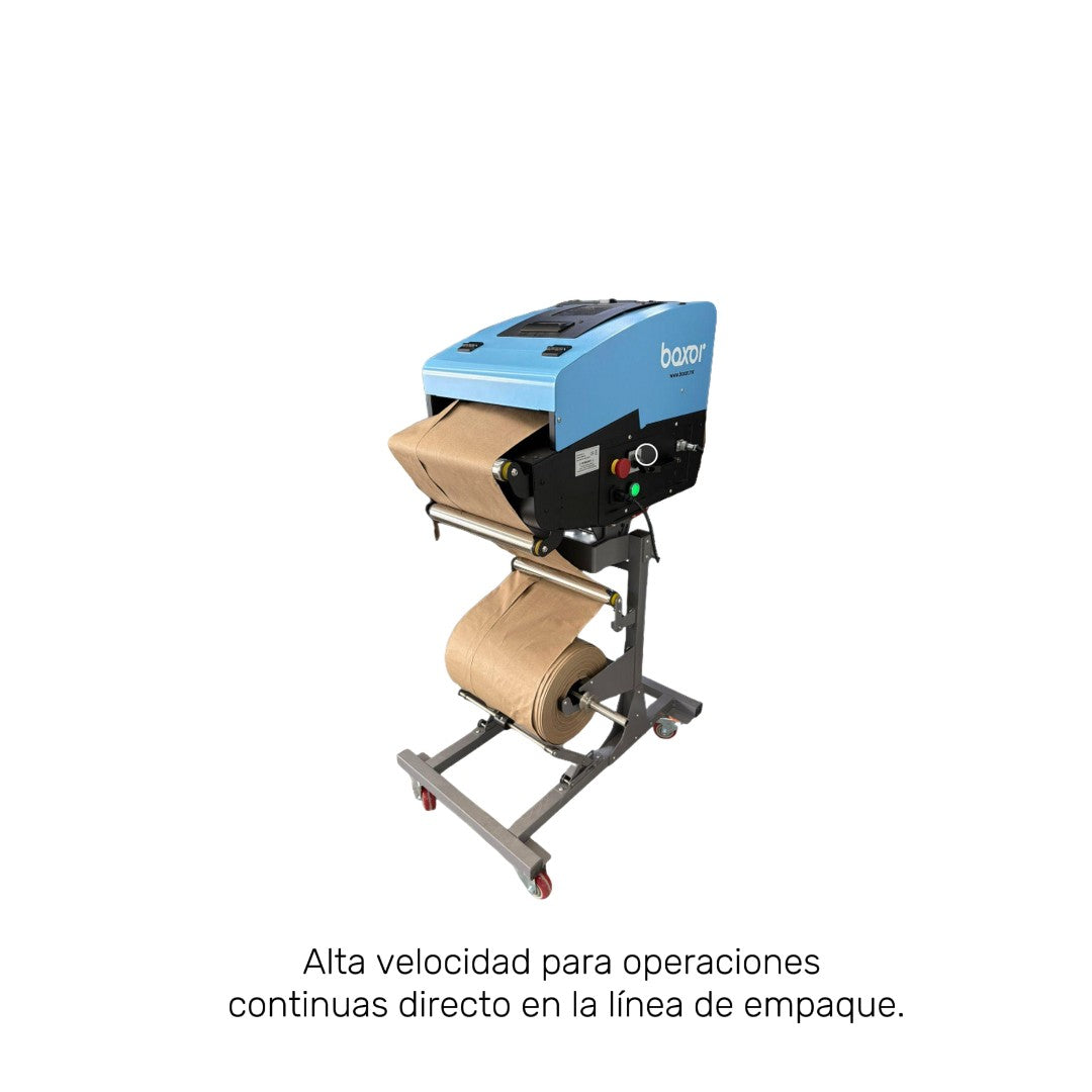 Despachador automático de papel kraft para relleno y amortiguación de embalaje