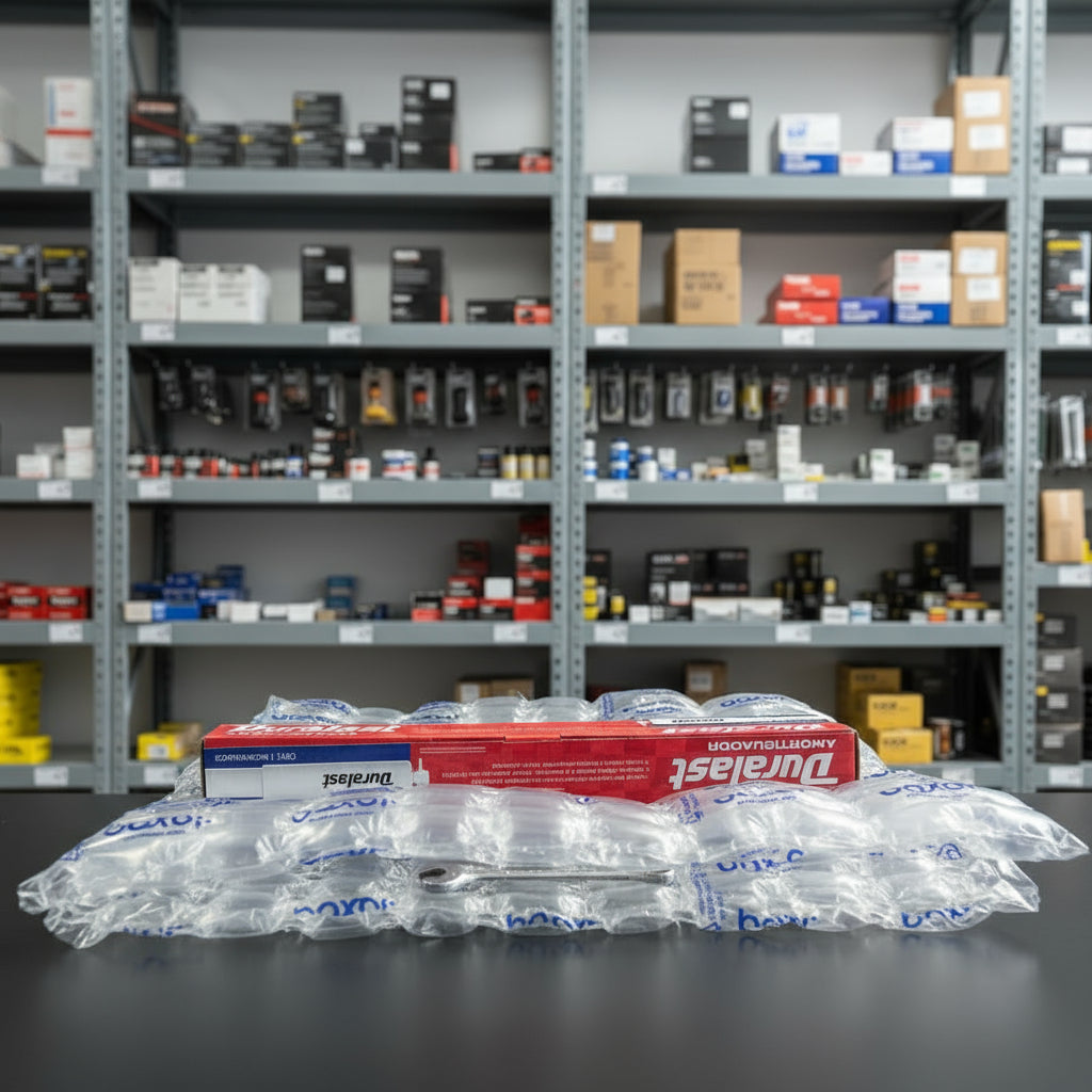 Rollo de Poliburbuja de Aire para Empaque – Reciclable con Precorte | Protección Profesional para Envíos