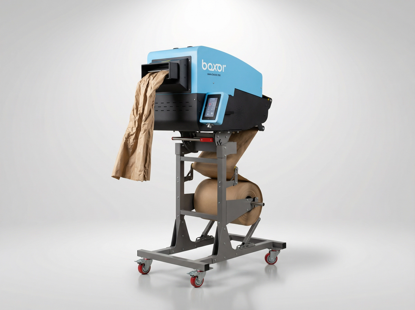 Despachador automático de papel kraft para relleno y amortiguación de embalaje