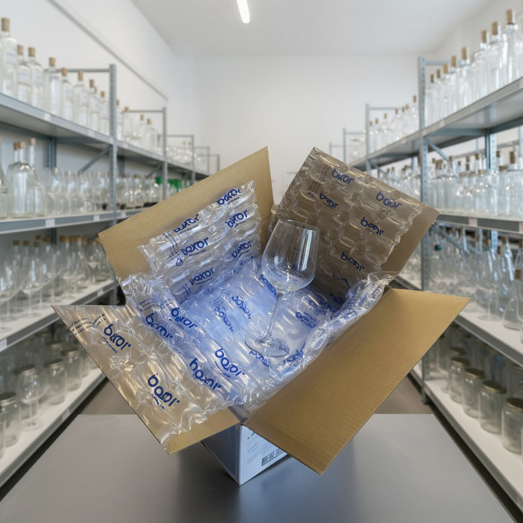 Rollo de Poliburbuja de Aire para Empaque – Reciclable con Precorte | Protección Profesional para Envíos