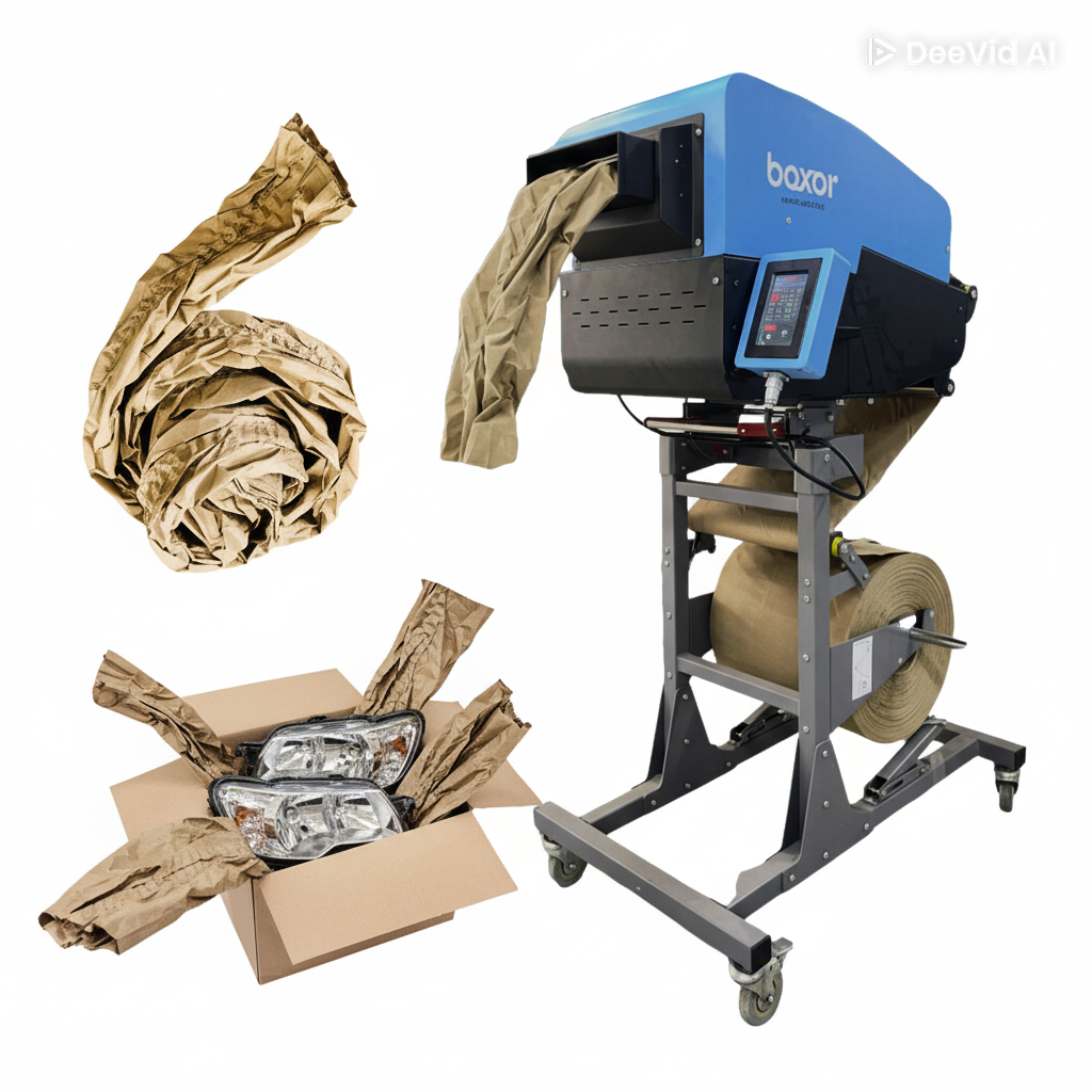 PAPEL KRAFT PARA ENVOLVER Y RELLENAR ESPACIOS EN CAJAS